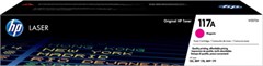 Картридж лазерный HP 117 W2073A пурпурный бар.в компл. (700стр.) для HP Laser 150/MFP 178/179 W2073A
