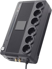 Источник бесперебойного питания Импульс Пионер 650 360Вт 650ВА черный PR65101