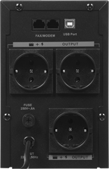 Источник бесперебойного питания Ippon Back Basic 1050S New Euro 600Вт 1050ВА черный 2095136