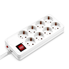 Сетевой фильтр Buro 800SH-5-W 5м (8 розеток) белый (коробка) 800SH-5-W