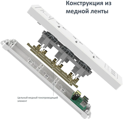 Сетевой фильтр Deli ET409 2м (2 розетки) белый (пакет ПЭ) ET409