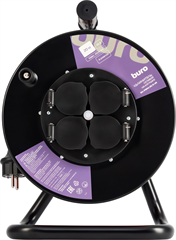 Сетевой удлинитель Buro BU-PSR4.20/G-20 20м (4 розетки) оранжевый (коробка) BU-PSR4.20/G-20