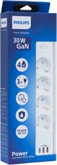 Сетевой фильтр Philips CHP8246WB/51 3м (4 розетки) белый (коробка) CHP8246WB/51