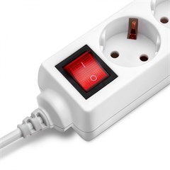 Сетевой удлинитель Buro BU-PS3.5/W 5м (3 розетки) белый (пакет ПЭ) BU-PS3.5/W