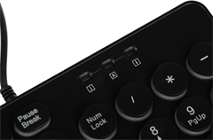 Клавиатура Оклик 420MRL черный USB slim Multimedia LED 1091226