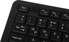 Клавиатура A4Tech FK10 черный/серый USB (FK10 GREY) кабель 1.5м FK10 GREY