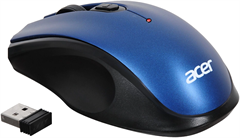 Мышь Acer OMR031 черный/синий оптическая 1600dpi беспров. USB 4but (ZL.MCEEE.008) ZL.MCEEE.008