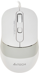 Мышь A4Tech Fstyler FM10 белый/серый оптическая 1600dpi USB 4but (FM10 WHITE) FM10 WHITE
