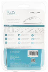 Мышь A4Tech Fstyler FG35 бронзовый/черный оптическая 2000dpi беспров. USB 6but (FG35 BRONZE) FG35 BRONZE