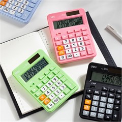 Калькулятор настольный Deli EM210FGREEN зеленый 12-разр. EM210FGREEN