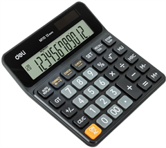 Калькулятор настольный Deli Askend EM110 черный 12-разр. EM110