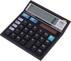 Калькулятор настольный Deli E39231 черный 12-разр. E39231