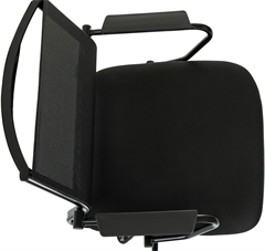 Кресло Бюрократ CH Balance-Low черный Elastic-102 TW-11 сетка/ткань низк.спин. крестов. металл черны CH BALANCE-LOW B