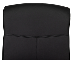 Кресло руководителя Бюрократ DOMINUS черный экокожа крестов. металл DOMINUS-BL