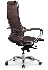 Кресло Метта Samurai K-1.04 MPES темно-коричневый сиденье темно-коричневый экокожа с подголов. крест Z312299953