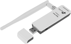 Сетевой адаптер Wi-Fi TP-Link TL-WN722N N150 USB 2.0 (ант.внеш.съем) 1ант. TL-WN722N