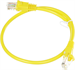 Патч-корд Buro UTP 4 пары cat.5E CCA molded 0.5м желтый RJ-45 (m)-RJ-45 (m) (UTP-5E-0,5M-Y) UTP-5E-0,5M-Y
