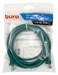 Патч-корд Buro UTP-5E-3M-GR UTP 4 пары cat.5E CCA molded 3м зеленый RJ-45 (m)-RJ-45 (m) UTP-5E-3M-GR