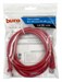 Патч-корд Buro UTP-5E-3M-R UTP 4 пары cat.5E CCA molded 3м красный RJ-45 (m)-RJ-45 (m) UTP-5E-3M-R