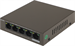 Коммутатор Tenda TEF1105P-4-63W (L2) 5x100Мбит/с 4PoE 58W неуправляемый TEF1105P-4-63W