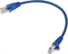 Патч-корд Buro UTP 4 пары cat.5E CCA molded 0.25м голубой RJ-45 (m)-RJ-45 (m) 41992