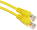 Патч-корд Buro UTP 4 пары cat.5E CCA molded 0.25м желтый RJ-45 (m)-RJ-45 (m) 41993