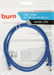 Патч-корд Buro UTP 4 пары cat.5E CCA molded 1м голубой RJ-45 (m)-RJ-45 (m) (UTP-5E-1M-BL) UTP-5E-1M-BL
