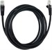 Патч-корд Buro UTP 4 пары cat.5E CCA molded 3м черный RJ-45 (m)-RJ-45 (m) 42008