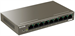 Коммутатор Tenda TEF1109P-8-102W (L2) 9x100Мбит/с 8PoE 92W неуправляемый TEF1109P-8-102W