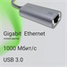Сетевой адаптер Gigabit Ethernet Digma DLA-GEUC01 USB 3.0 DLA-GEUC01