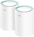 Бесшовный Mesh роутер Cudy M1500 (M1500(2-PACK)) AX1500 10/100/1000BASE-TX белый (упак.:2шт) M1500(2-PACK)