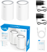 Бесшовный Mesh роутер Cudy M3000 (M3000(2-PACK) WHITE) AX3000 10/100/1000/2500BASE-T белый (упак.:2ш M3000(2-PACK) WHITE
