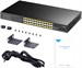 Коммутатор Cudy GS1028PS2 (L2) 24x1Гбит/с 2SFP 24PoE+ 300W неуправляемый GS1028PS2