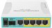 Роутер MikroTik hEX PoE (RB960PGS) 10/100/1000BASE-TX/SFP белый RB960PGS