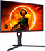 Монитор AOC 24.5" Gaming 25G3ZM черный/красный VA LED 16:9 HDMI матовая HAS Piv 300cd 178гр/178гр 19 25G3ZM