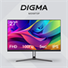 Монитор Digma 27" Progress 27P305F черный IPS LED 16:9 HDMI M/M матовая 300cd 178гр/178гр 1920x1080  DM27SB13