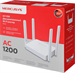Роутер беспроводной Mercusys AC10 AC1200 10/100BASE-TX белый AC10