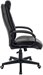 Кресло руководителя Бюрократ CH-824 черный экокожа крестов. пластик CH-824B/LBLACK