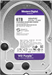 Жесткий диск WD SATA-III 6TB WD64PURZ Surveillance Purple (5400rpm) 256Mb 3.5" WD64PURZ