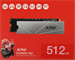 Накопитель SSD A-Data PCIe 4.0 x4 512GB AGAMMIXS60-512G-CS Gammix S60 XPG M.2 2280 AGAMMIXS60-512G-CS