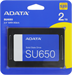 Накопитель SSD A-Data SATA-III 2TB ASU650SS-2TT-R Ultimate SU650 2.5" ASU650SS-2TT-R