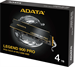 Накопитель SSD A-Data PCIe 4.0 x4 4TB SLEG-900P-4TCS Legend 900 Pro M.2 2280 SLEG-900P-4TCS
