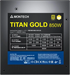 Блок питания Montech ATX 850W TITAN GOLD Gen.5 80+ gold (20+4pin) APFC 135mm fan 12xSATA Cab Manag R TITAN GOLD 850 TIS0124