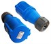 Вилка Lanmaster (LAN-IEC-309-32A1P/M) IEC 309 32A 250V blue LAN-IEC-309-32A1P/M