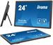Монитор Iiyama 23.8" ProLite T2455MSC-B1 черный IPS LED 16:9 HDMI M/M глянцевая 1000:1 400cd 178гр/1 T2455MSC-B1