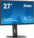 Монитор Iiyama 27" ProLite XUB2797QSU-B2 черный IPS LED 16:9 HDMI M/M матовая HAS Piv 300cd 178гр/17 XUB2797QSU-B2