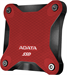 Накопитель SSD A-Data USB3.1 512GB SD620-512GCRD SD620 2.5" красный SD620-512GCRD
