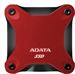 Накопитель SSD A-Data USB3.1 512GB SD620-512GCRD SD620 2.5" красный SD620-512GCRD