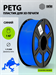 Пластик для принтера 3D Cactus CS-3D-PETG-1KG-BLUE PETG d1.75мм 1кг L316м 1цв. CS-3D-PETG-1KG-BLUE