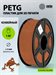 Пластик для принтера 3D Cactus CS-3D-PETG-1KG-COFFEE PETG d1.75мм 1кг L316м 1цв. CS-3D-PETG-1KG-COFFEE